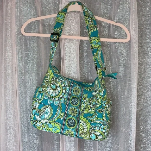 ‼️SOLD‼️ NWOT Vera Bradley On The Go Crossbody Peacock Retired Bag - Picture 2 of 12